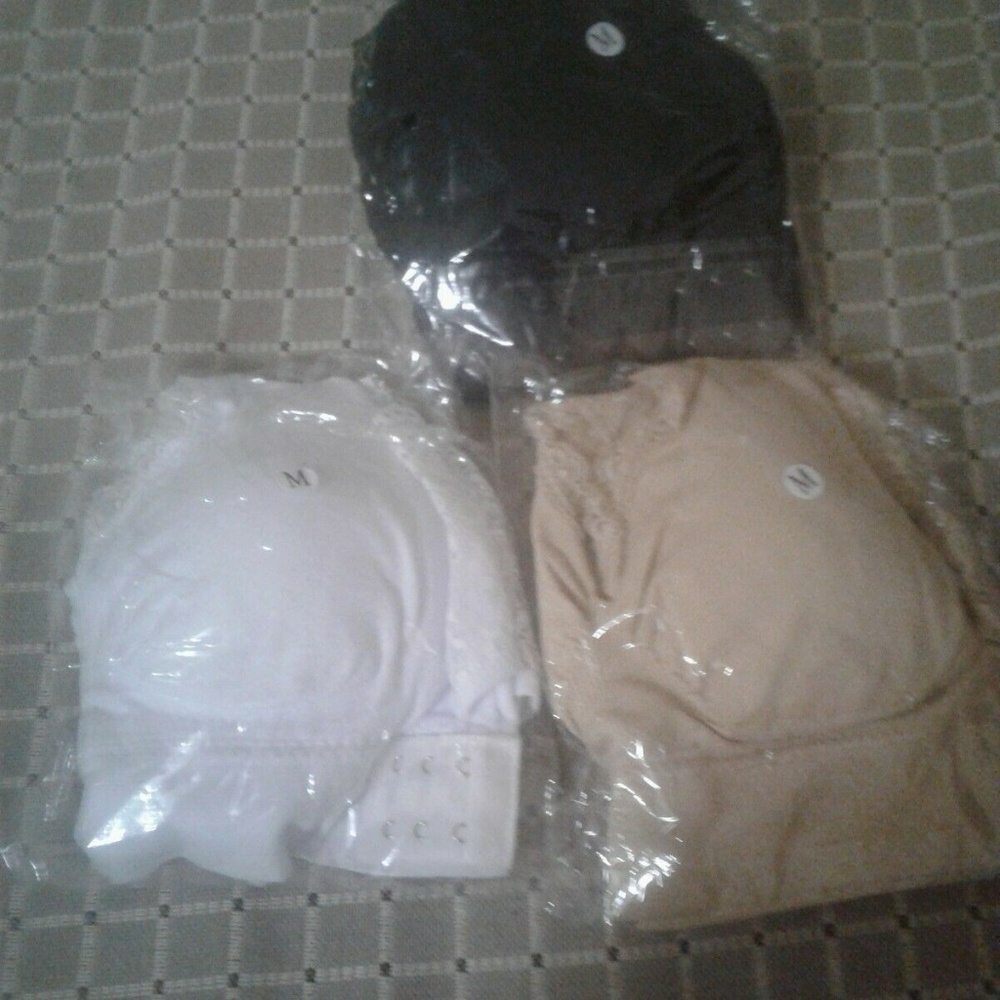 New Cross Shoulders Bras White Black or Nude Color